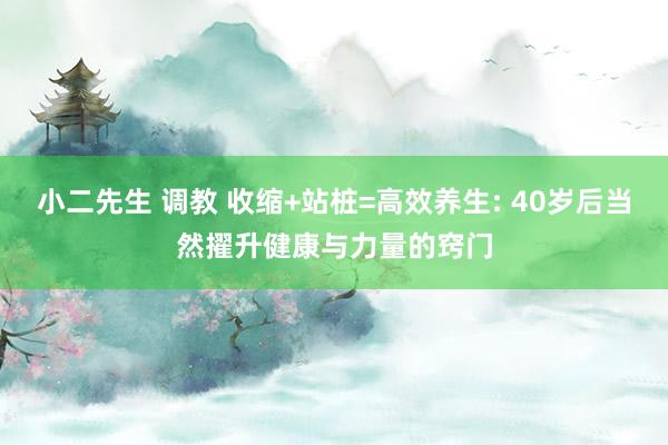 小二先生 调教 收缩+站桩=高效养生: 40岁后当然擢升健康与力量的窍门